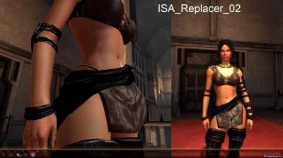 Голая Изабелла в Dragon Age 2, скриншот 1