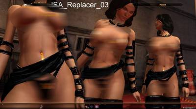 Голая Изабелла в Dragon Age 2, скриншот 3
