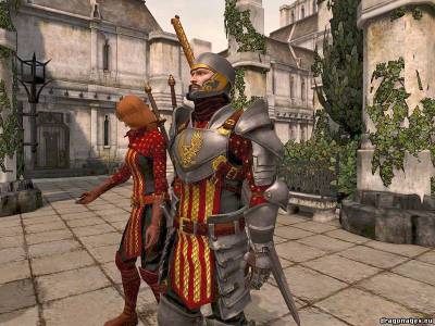Тёмно алая броня для Dragon Age 2, скриншот 1
