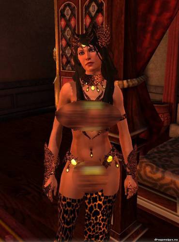 Секс броня амазаонки Dragon Age 2, скриншот 1