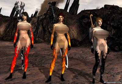 Зажигательная секс броня для Dragon Age 2, скриншот 3