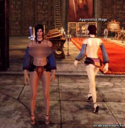 Сексуальные магические робы для Dragon Age: Origins, скриншот 4